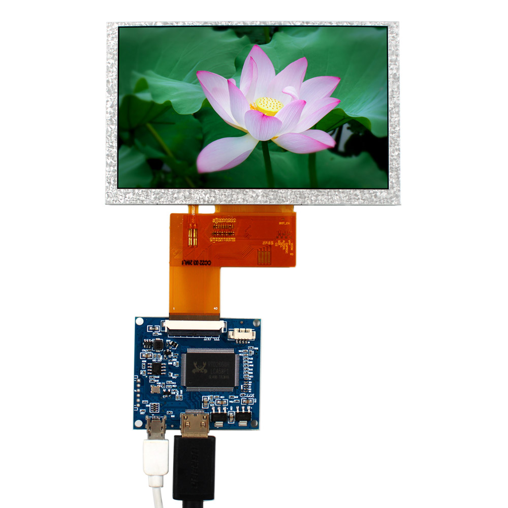 VSDISPLAY â€“ Ã©cran IPS 5 pouces, VS050T-006A, 800X480, TFT-LCD, avec mini contrÃ´leur LCD, HDMI, pour Ã©quipement industriel n° 1