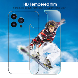 Film de protection arriÃ¨re en verre HD pour iPhone, couverture complÃ¨te, pour modÃ¨les 15, 15 Pro Max, 15 Plus small picture n° 6