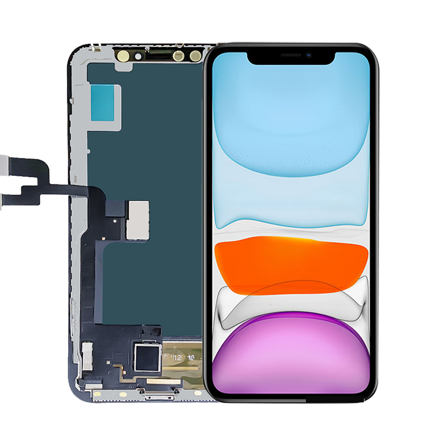 INCELL-Ensemble Ã©cran tactile LCD de remplacement, en poly, pour iPhone XS Max 11 X n° 4