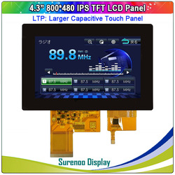 Ã‰cran Tactile TFT IPS LCD 24 Bits de 4.3 Pouces, Moniteur de Puzzles IIC I2C, 800x480, 800480, 40P/0.5