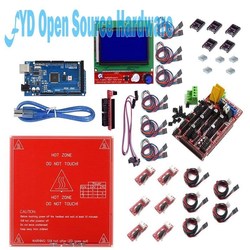 Kit de rampes d'imprimante 3D + Mega2560 + lit chauffant mk2b + contrÃ´leur LCD 1.4 + DRV8825 + butÃ©e mÃ©canique + cÃ¢bles 12864