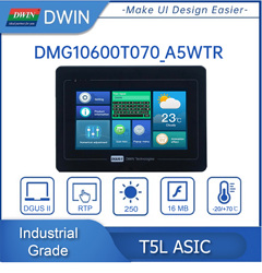 DWIN-Ã‰cran LCD HMI Intelligent TFT de 7 Pouces, Technologie d'Affichage RS232/RS485/Can Bus, Fonctionne avec Ardu37/ STM/ESP32, 1024x600 small picture n° 2