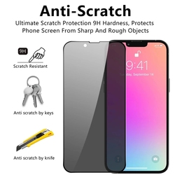 Protecteurs d'Ã©cran anti-espion pour iPhone, verre anti-espion pour iPhone 11 13 Pro Max Mini 7 8 Plus 14 12 15 Pro MAX X Poly XS, 1 Ã  5 piÃ¨ces small picture n° 3