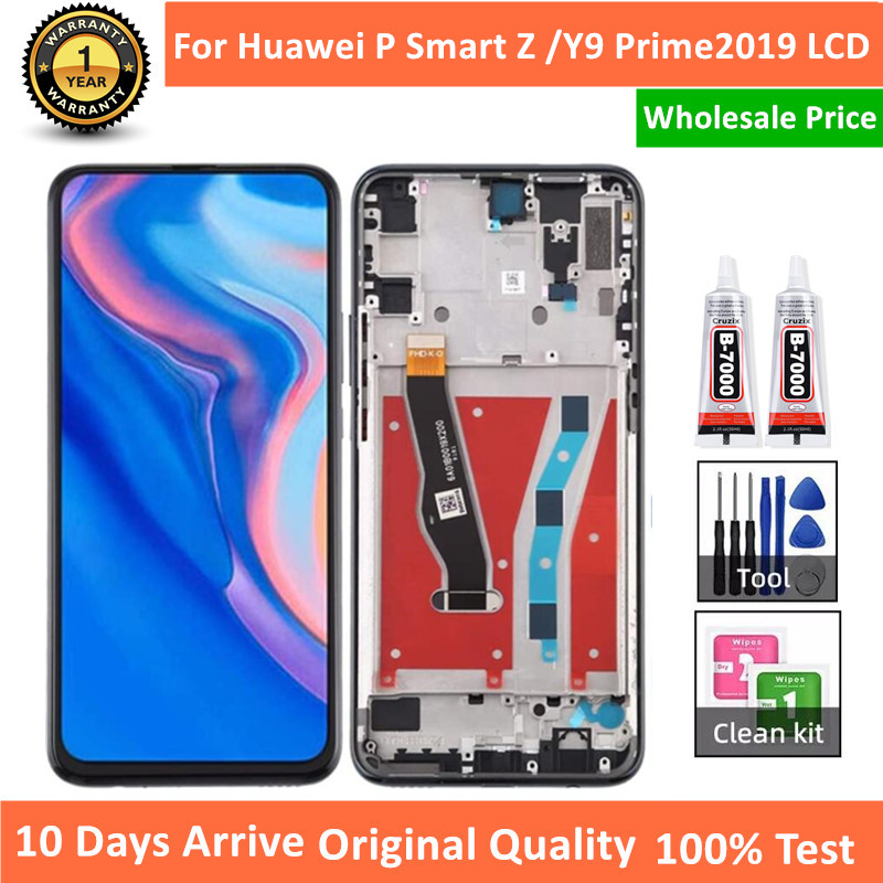 Bloc Ã©cran tactile LCD de remplacement, 6.59 pouces, pour Huawei P Smart Z Y9 Prime 2019, Original n° 1