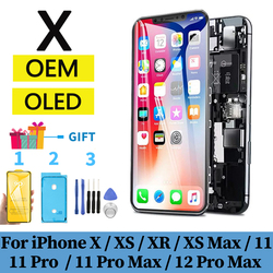 Ã‰cran Tactile LCD OLED de Remplacement, 3D, True Tone, pour iPhone X, Poly XS, 11, 12, 13 Pro Max, Original