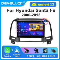 Autoradio Android 12 pour Hyundai Santa Fe 2006-2012, Navigation StÃ©rÃ©o, Carplay, Ã‰cran Auto RDS, Lecteur VidÃ©o, Limitation, 2 Din small picture n° 1