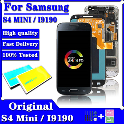 Ã‰cran tactile LCD AMOLED de 4.3 pouces, pour Samsung Galaxy S4 mini I9190, ighte9192 i9195