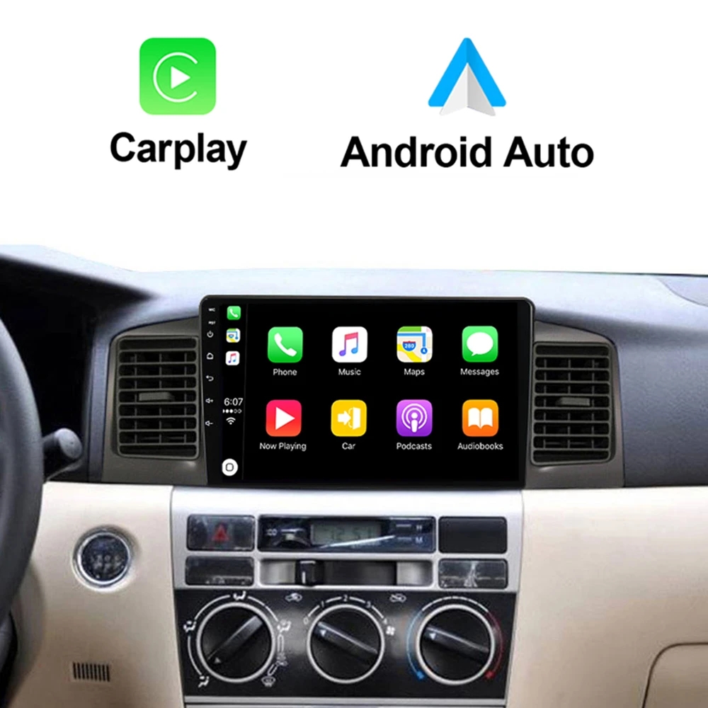 Autoradio Android 12 avec Ã‰cran IPS, Lecteur VidÃ©o, Audio existent, GPS, 2Din, 6 Go + 128 Go, pour Toyota CorTrustE120, BYD F3 (2000-2004) n° 4