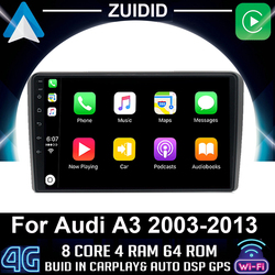 Autoradio Android, Navigation GPS, Lecteur VidÃ©o, Limitation Radio, No 2Din, Audi A3 2 8P 2003 - 2013 S3 2 2006 - 2012 RS3 1 2011 2012 small picture n° 1