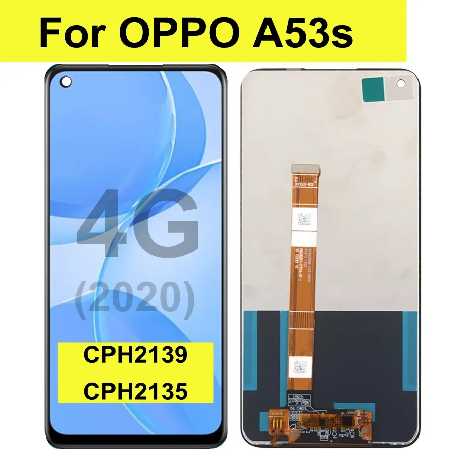 Bloc Ã©cran tactile LCD de remplacement, 100% pouces, pour Oppo A53 2020 A53s, 6.5 testÃ© n° 3