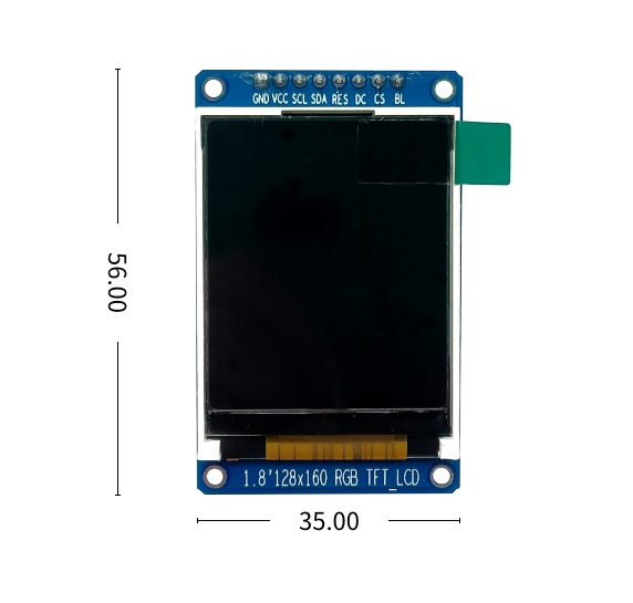 Ã‰cran LCD TFT pour Ardu37, 1.8x1.8 Ã©ventuelles I, 128x160, 128x160, technologie ST7735S, 3.3V, remplacement de l'alimentation OLED, kit de bricolage n° 3