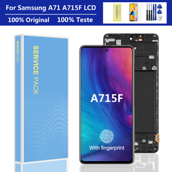 Ensemble Ã©cran tactile LCD avec chÃ¢ssis, pour Samsung Galaxy A71 A715 A715F, 6.7 original