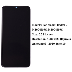 NumÃ©riseur d'Ã©cran tactile LCD pour Xiaomi Redmi 9A 9C, piÃ¨ces de tÃ©lÃ©phone de remplacement, assemblage d'affichage, 6.53 pouces small picture n° 6