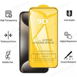 Protecteur d'Ã‰cran 9D Ã  Couverture ComplÃ¨te en Poly Verre, pour iPhone 15 14 13 12 11 Pro Max 13 12 Mini 14 15 Plus XS Max small picture n° 3