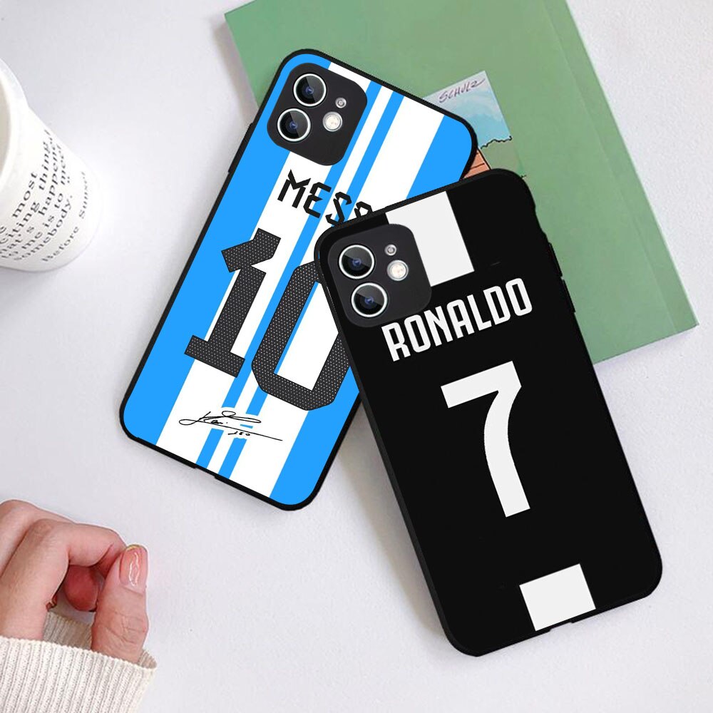 Coque souple de joueur de Football No. 10 7 pour Huawei Mate 20 P20 P30 P40 Y7A Y7 Y9 Y8P Y8S Y9S Lite Pro, KD-83 n° 6