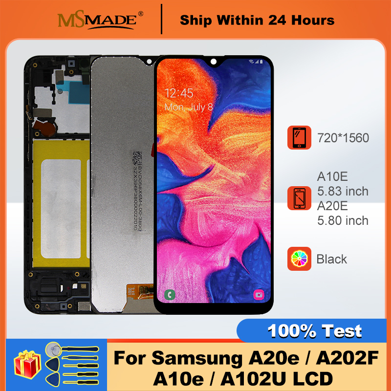 Pour Samsung Galaxy A20E Affichage AAthA202F SM-A202F LCD Ã‰cran Tactile Digitizer Pour Galaxy A10E A102 Affichage Remplacement n° 1