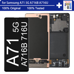 100% de qualitÃ© originale Ã‰cran LCD de rÃ©paration pour Samsung Galaxy A71 5G A716 tÃ©lÃ©phone portable Ensemble de rÃ©paration de tÃ©lÃ©phone Samsung A71 5g BoÃ®te pour Ã©cran fixe A716u SM-a716b/DS SM-a716b/DSN