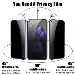 Film de confidentialitÃ© en cÃ©ramique souple pour Oppo, protecteurs d'Ã©cran, A9 A5 2020 A52 A72 A92 A53S A73 A93 A54 A74 A94 A55 A95 Reno Z 2Z 2F, 1-3 piÃ¨ces small picture n° 2