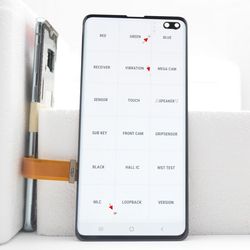 Ã‰cran LCD AMOLED d'origine de 6,4 pouces pour Samsung Galaxy S10 plus avec cadre noir SM-G975 G975FD Ensemble de numÃ©riseur d'Ã©cran tactile LCD small picture n° 2