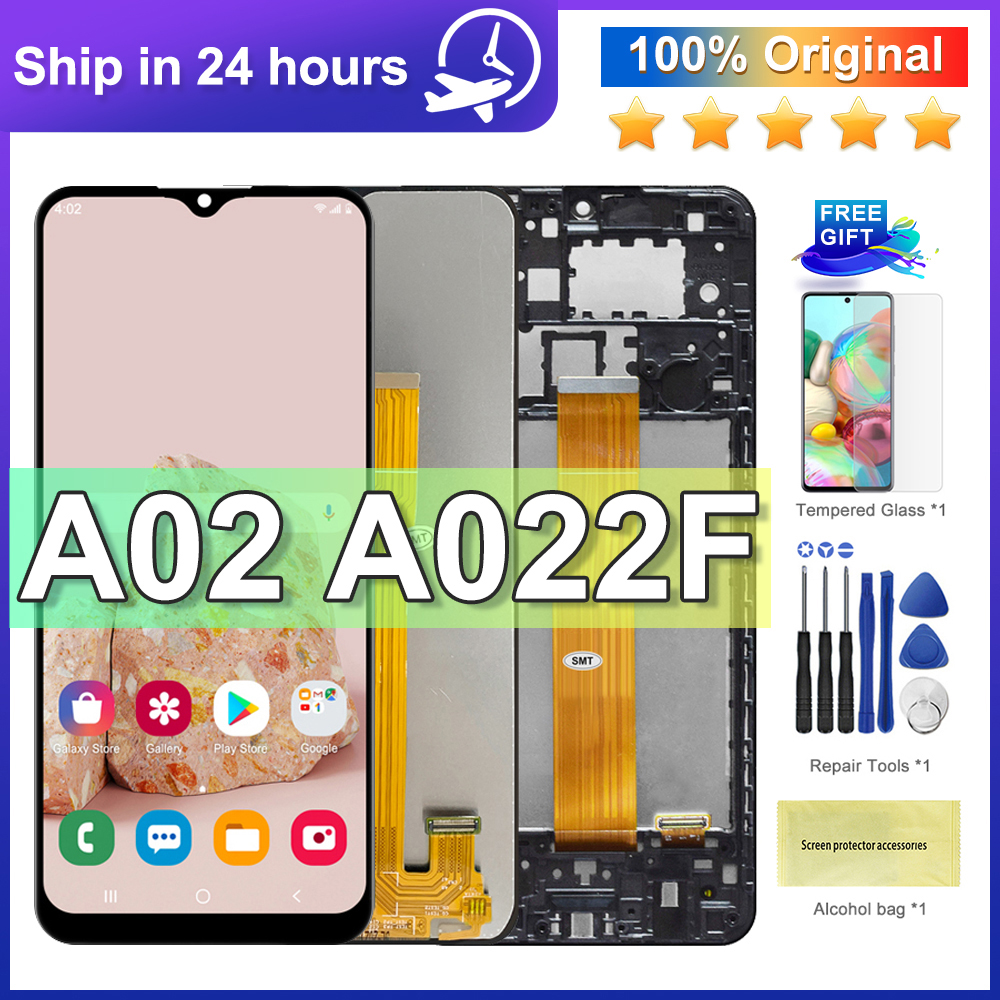 6.5 en effet d'origine pour Samsung A02 A022 Ã©cran SM-A022F remplacement d'Ã©cran lWindpour Samsung A02 HÃ©bergements eur assemblÃ©e Ã©cran tactile n° 1