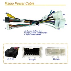 CÃ¢ble d'autoradio avec boÃ®tier LilBus, cÃ¢blage d'alimentation, adaptateur de connecteur SFP, lecteur de limitation Android, Renault Clio Captur small picture n° 2