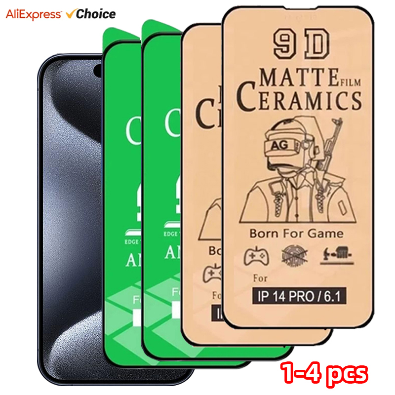 Protecteur d'Ã©cran pour iPhone, Film en cÃ©ramique, 256 HD, 15 Pro Max, 14, 11, 13, 12 Pro Max, 14 Plus, XS Max, Poly X, 8, 7 Plus, 1 Ã  4 piÃ¨ces n° 1