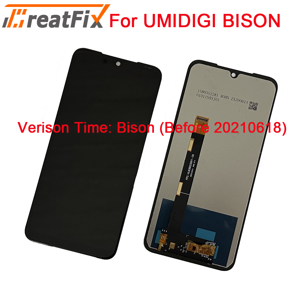 Capteur d'assemblage d'Ã©cran tactile LCD pour Umidigi Bison Pro, piÃ¨ce de capteur d'origine, testÃ© pour Uacity IGI Bison 2021, Android 11 n° 2