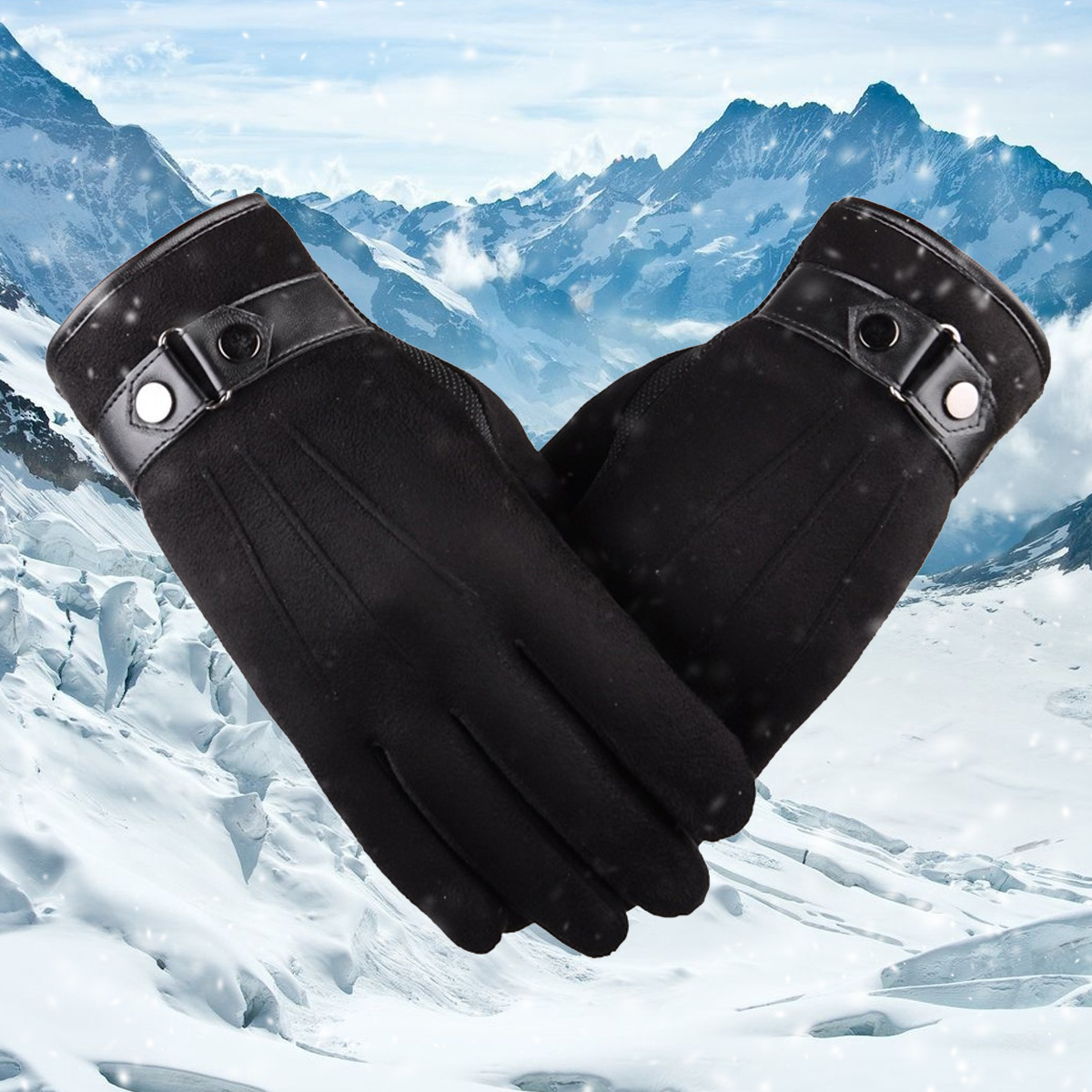 Gants de cyclisme chauds classiques, mitaines d'Ã©quitation de moto, Ã©cran tactile non ald, sports de plein air, course Ã  pied, hiver, nouveau n° 3