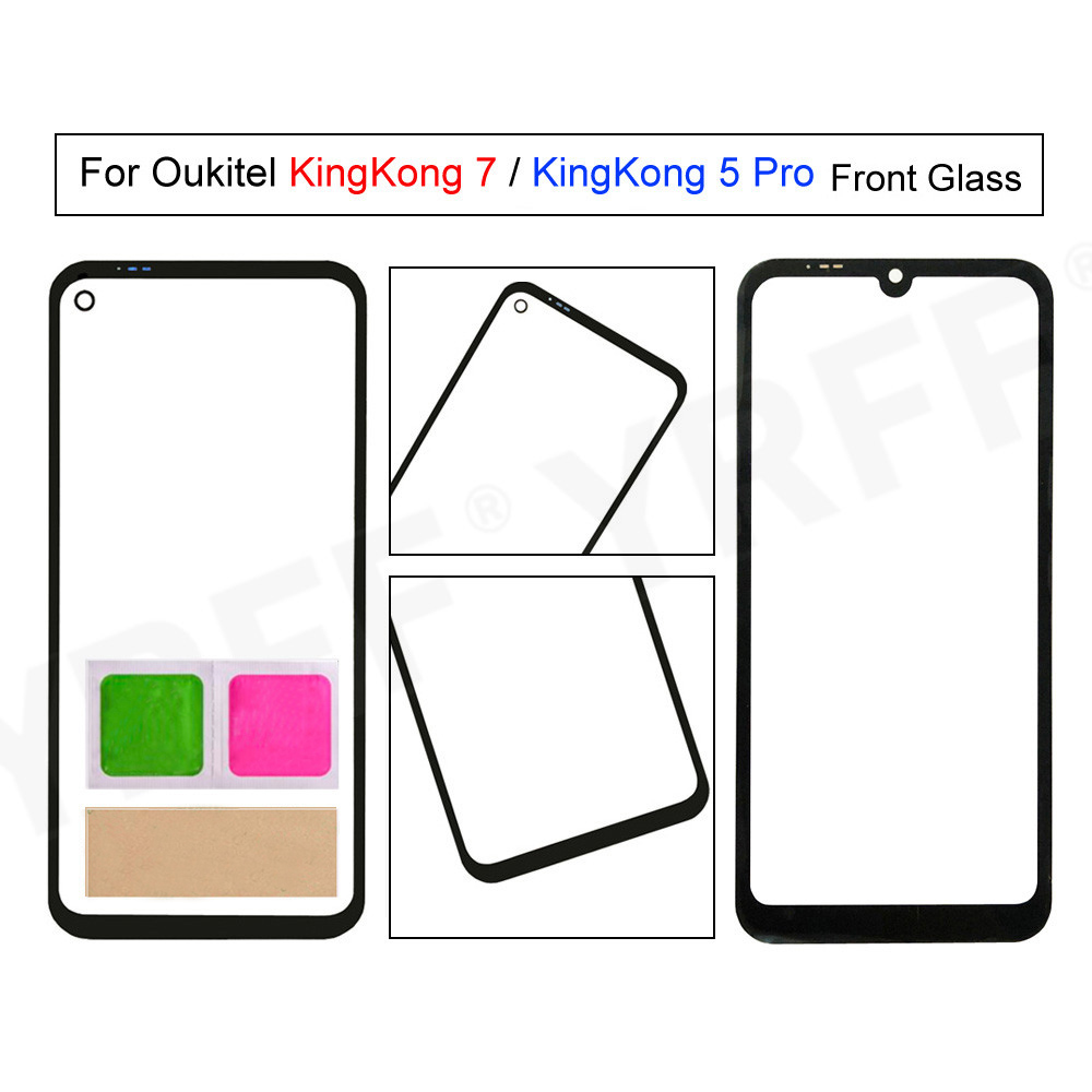 Ã‰cran tactile pour Cubot KingKong 5 Pro, panneau en verre avant, piÃ¨ces de rechange, pas d'Ã©cran LCD, 7 n° 1