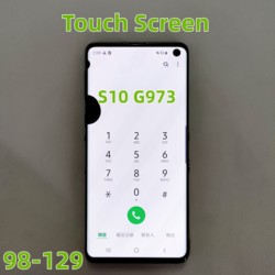 Ã‰cran LCD 6.1 en effet dÃ©faut pour SAMSUNG Galaxy S10 G973 G973F/DS G973U SM-G9730 LCD tactile HÃ©bergements eur assemblÃ©e avec points noirs