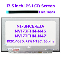 Ã‰cran LCD pour ordinateur portable IPS 17.3 N173HCE-E3A Fit NV173FHM N46 N47 N4C N4K B173HAN0Ã©clairÃ© LP173WF5-SPB2 72% NTSC FHD1920x1080 30 broches eDP small picture n° 1