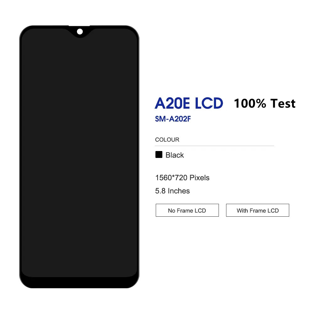 5.8 ; Original pour Samsung Galaxy A20e SM-A202F/DS LCD Ã©cran tactile avec cadre, pour Galaxy A202F affichage SM-A202K n° 2