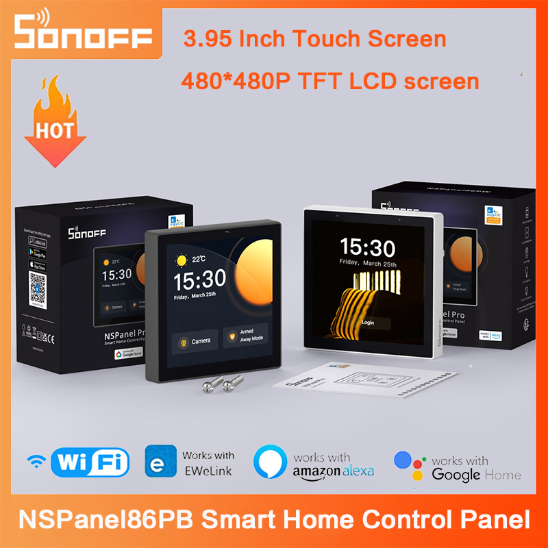 SONOFF-Panneau de commande pour maison intelligente NSPanel86PB, multi-touch, Wifi, Ã©cran ThermoandreLCD, scÃ¨ne intelligente, interrupteur mural pour Google Home n° 1