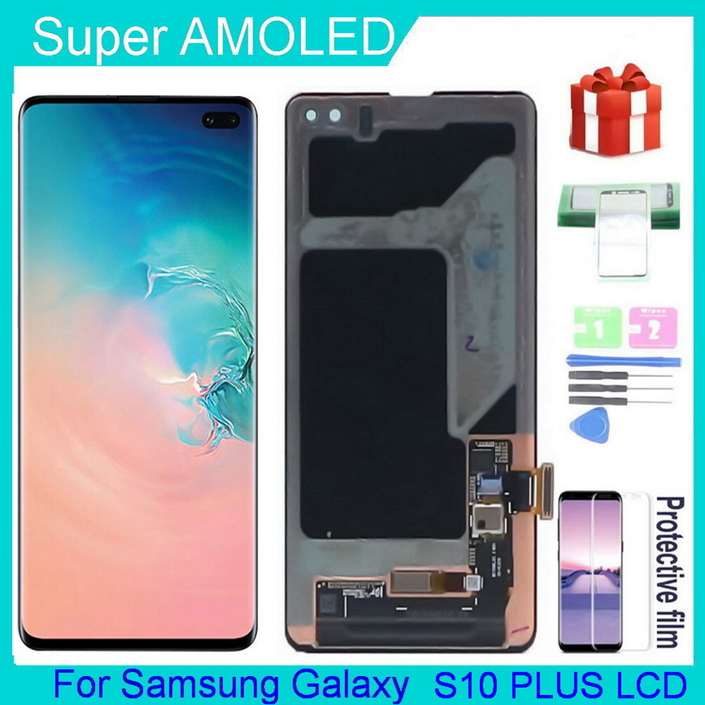 Ensemble Ã©cran tactile LCD AMOLED de remplacement, pour Samsung Galaxy S10 Plus G975 G975F G975F/DS, original n° 1