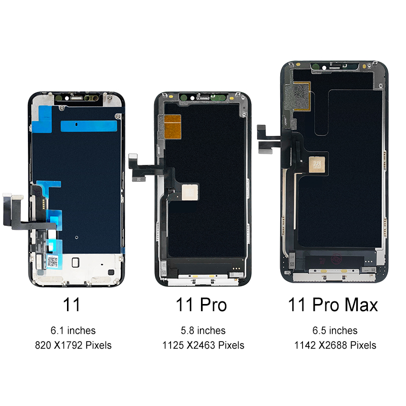 Ensemble écran tactile LCD OLED, en verre, avec outils, pour iPhone 11 11 Pro Max n° 2