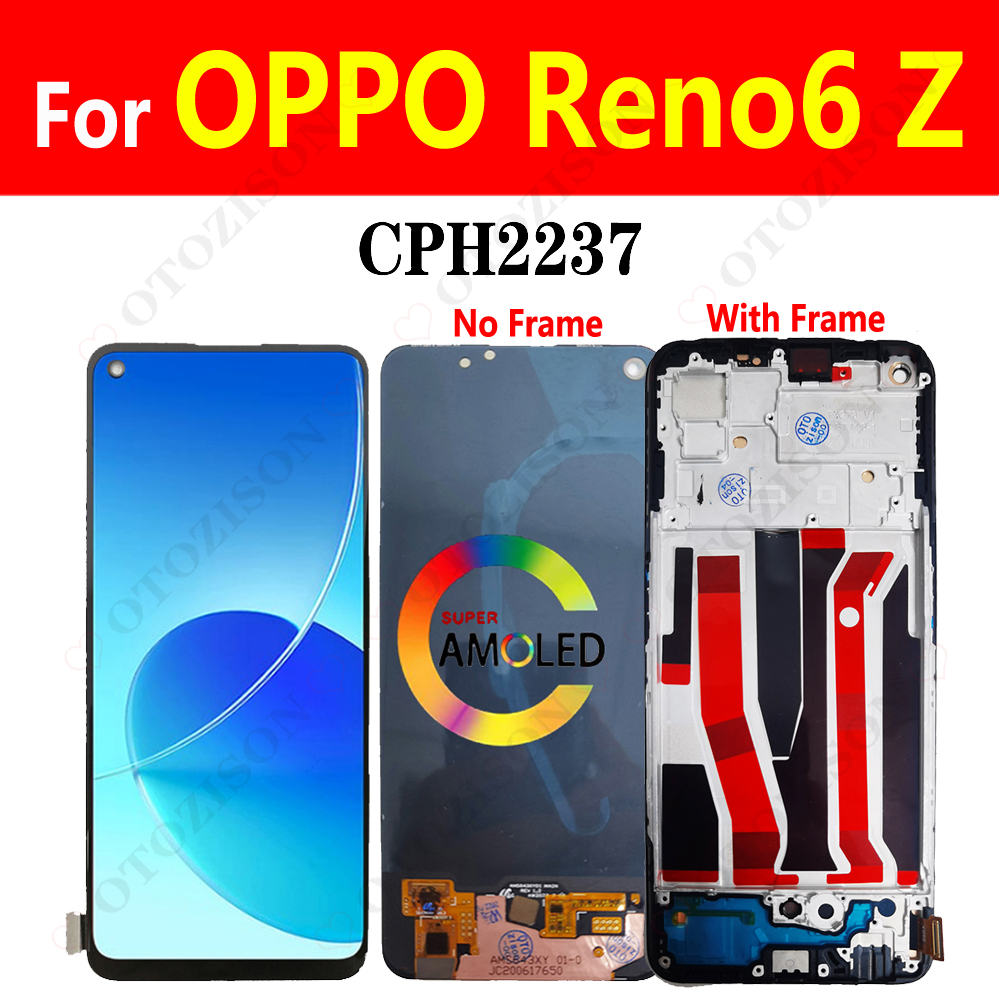 Bloc Ã©cran tactile LCD de remplacement, avec chÃ¢ssis, pour OPPO Reno6 Z, CPH2237 n° 1