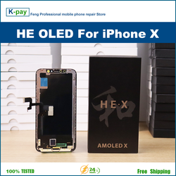 HE-Ensemble Ã©cran tactile LCD OLED, pour iPhone X 11 Pro Xs XS Max small picture n° 5