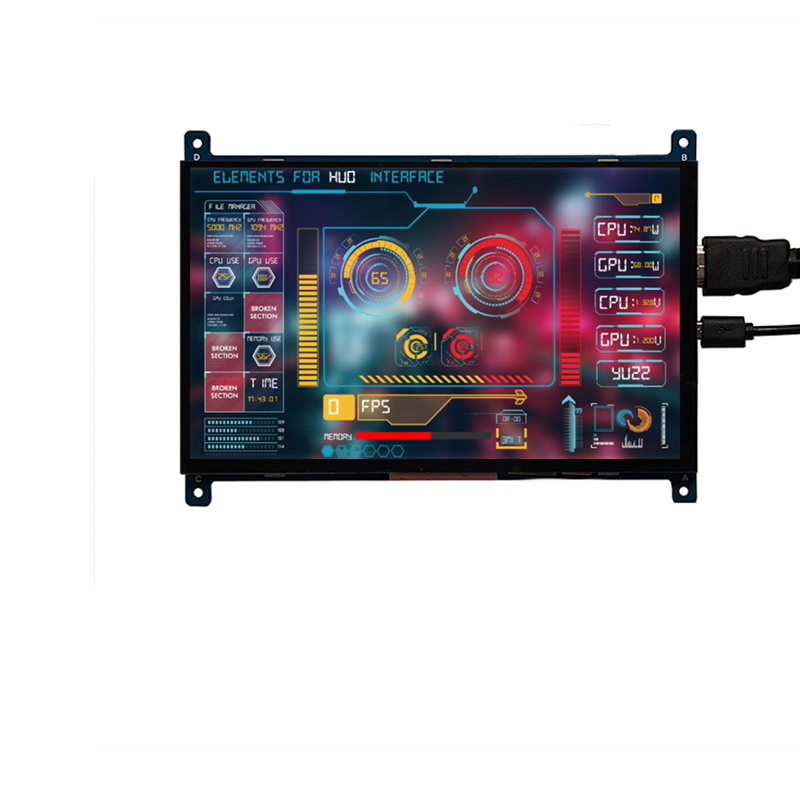 Moniteur tactile capacitif LCD USB HDMI 5 pouces, Ã©cran secondaire 800x480 pour Raspberry Pi Windows AIDA64 n° 2