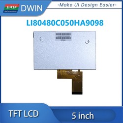 DWIN-Ã‰cran LCD TFT IPS avec Wild RVB, Haute LuminositÃ©, 5 Pouces, 900nit, 800x480, LI80480C050HA9098 small picture n° 3