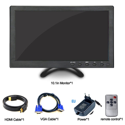 QXNY-Moniteur de voiture avec HDMI et VGA, 10.1 pouces, pour tÃ©lÃ©vision et ordinateur, Ã©cran LCD pour documents, camÃ©ra de recul et systÃ¨me de sÃ©curitÃ© domestique small picture n° 6