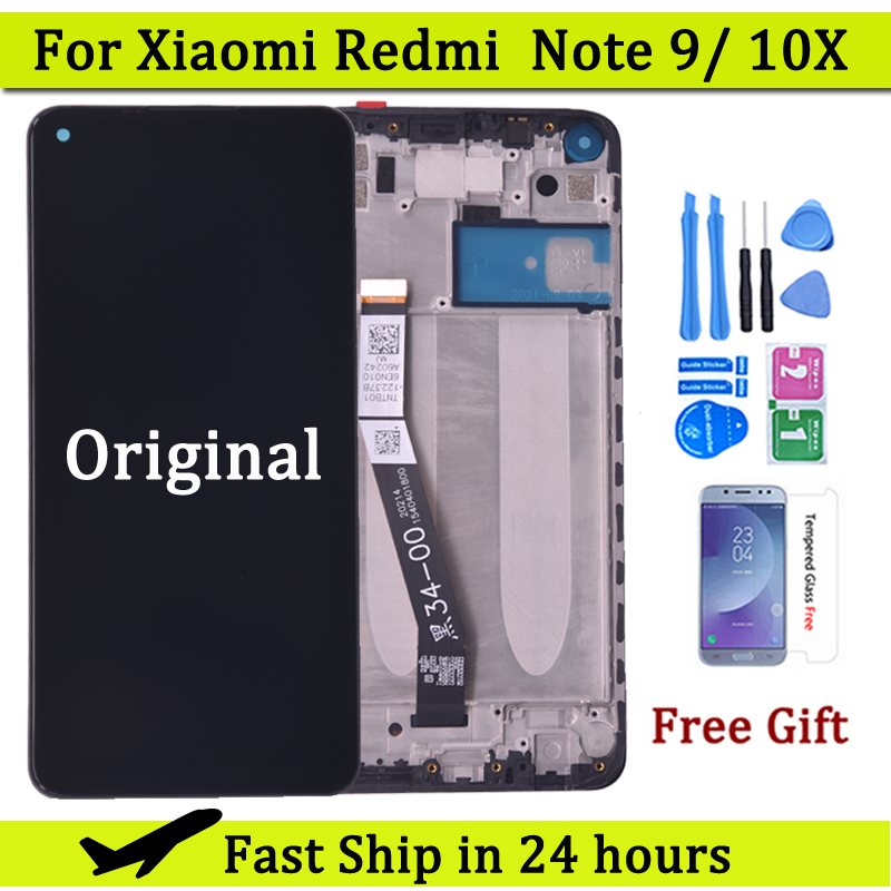 Ã‰cran tactile LCD pour Xiaomi Redmi Note 9, Ã©cran Xenon d'origine, 6.53 pouces, M2003J15SC, 10X, 4G n° 1