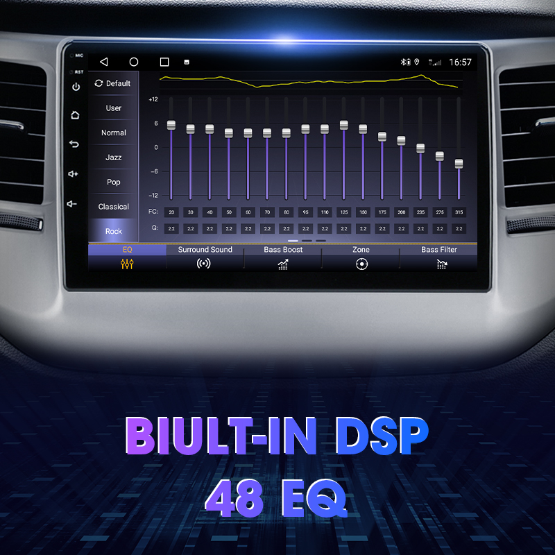 Autoradio Android 11, Navigation GPS, Carplay, DVD, Lecteur VidÃ©o, StÃ©rÃ©o, 2 Din, Limitation, pour Voiture Hyundai 4.3, son 3, feat 35 (2015-2018) n° 3