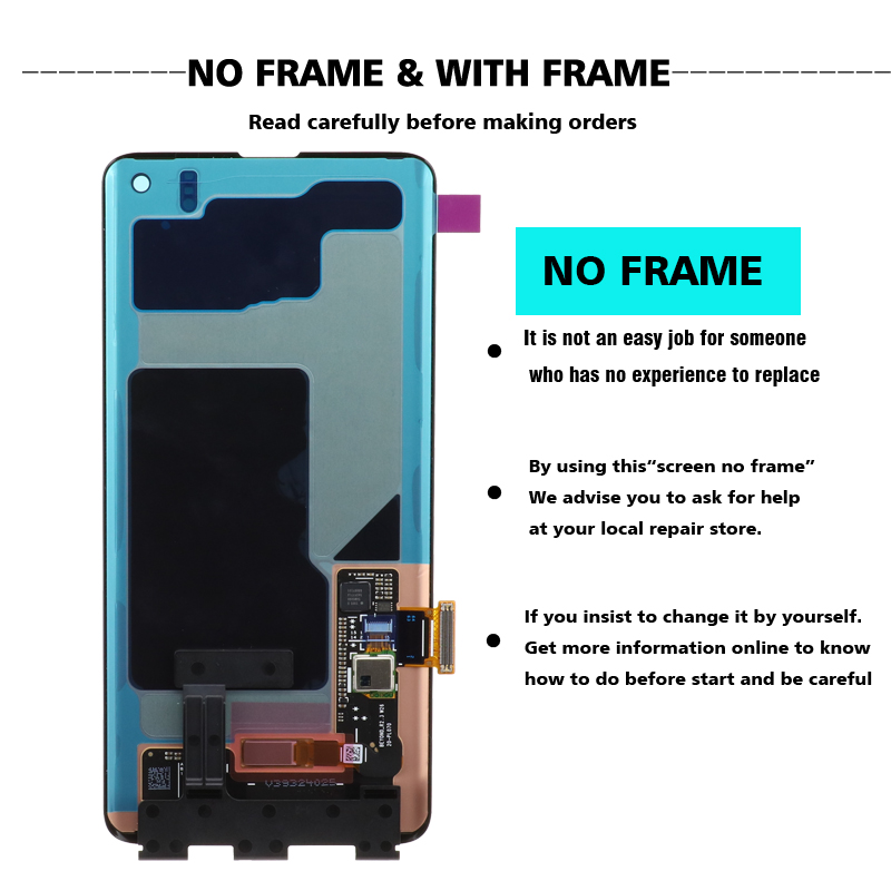 100% Original pour Samsung Galaxy S10 Ã‰cran LCD G973F/DS G973U G973F SM-G973 LCD Ã‰cran Tactile Digitizer PiÃ¨ces De Rechange n° 3