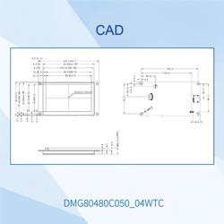 Dwin-Ã‰cran LCD IHM TFT pour Ardu37DMG80480C050 _ 04W, 5.0 pouces IPS, 800x480, technologie de puzzles, TTL, RS232, UART, qualitÃ© commerciale small picture n° 5