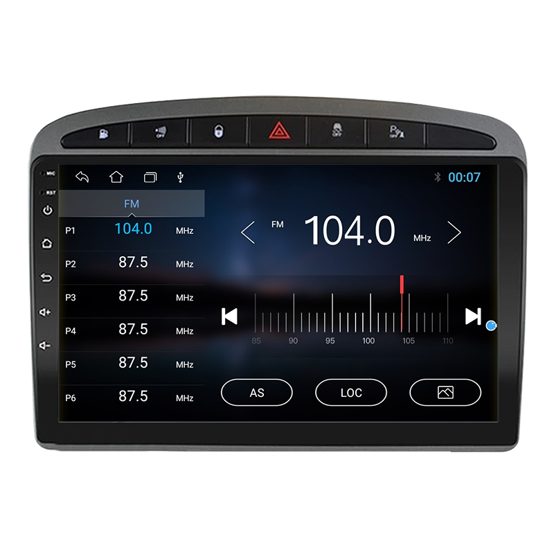 Autoradio Android 12, Navigation GPS, 4G, StÃ©rÃ©o, UnitÃ© Centrale, Lecteur de Limitation de Voiture pour KIT 408, 308, 308SW, 2010-2016 n° 4