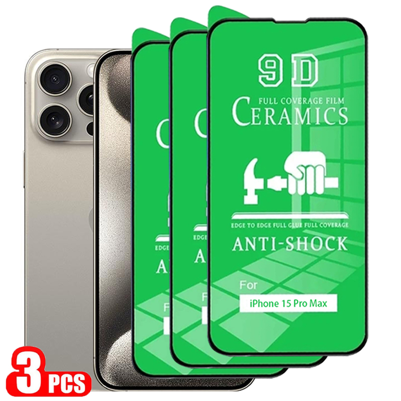 Film en cÃ©ramique souple pour iPhone, protecteur d'Ã©cran pour iPhone 15, 14, 11, 13, 12 Pro Max Plus, 13, 12 Mini, XS Max, Poly X, 8, 7 Plus, SE, 2020, 3 piÃ¨ces n° 1