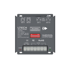 LTECH a menÃ© le dÃ©codeur de DMX d'affichage DC12-24V entrÃ©e; la tension constante du canal PWM RDM DMXorgSSashCV de Snap* 4CH 8A * 3CH Max 24A a produit 4 small picture n° 3