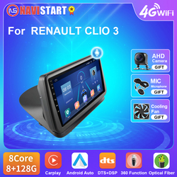 NAVISTART â€“ autoradio T5, Android 10, Navigation GPS, WIFI, 4G, lecteur DVD, stÃ©rÃ©o, Carplay, pour voiture Renault Clio 3 III (2005 â€“ 2014) small picture n° 1