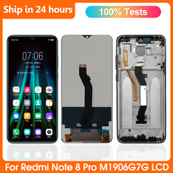 100% testÃ© pour Xiaomi Redmi Note 8 Pro, Pour Redmi Note8Pro M1906G7I,M1906G7G Remplacement D'Ã©cran, avec Assemblage de NumÃ©riseur small picture n° 1