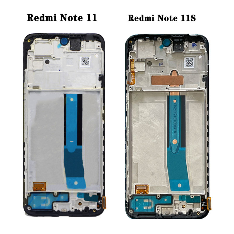 NumÃ©riseur d'Ã©cran tactile d'affichage Ã  cristaux liquides pour Xiaomi Redmi Note 11, Ã©cran 5G, 100% testÃ©, 2201117TG, 21091116AC n° 5